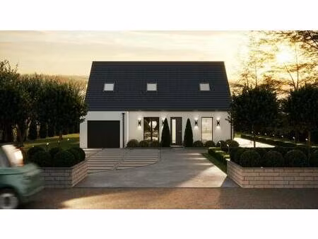 terrain avec maison neuve à vendre