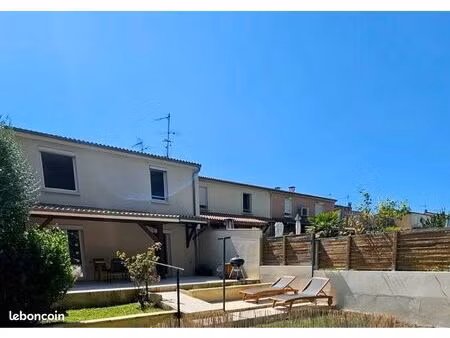 maison 4 pièces 90m2 + sous-sol  jardin et garage