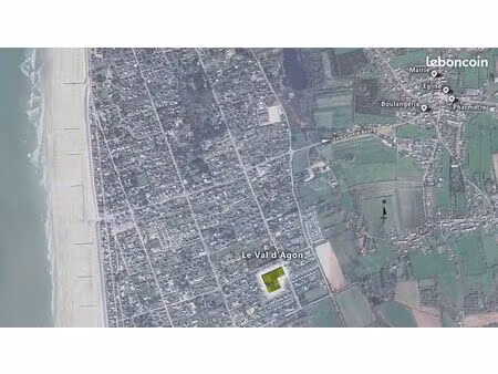 terrain 390 m² agon coutainville