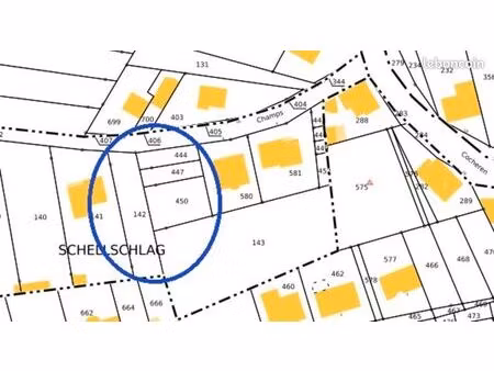 terrain 1 383 m² theding