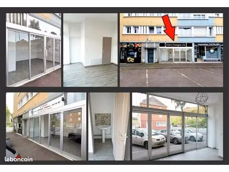 ? local à 100m remparts et plage verte  belle visibilité pour commerce  bureau  agence  ca