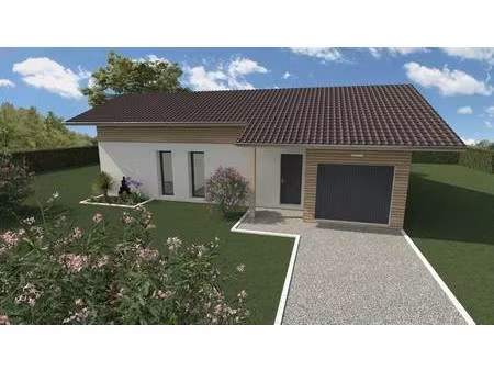 terrain avec maison neuve à vendre