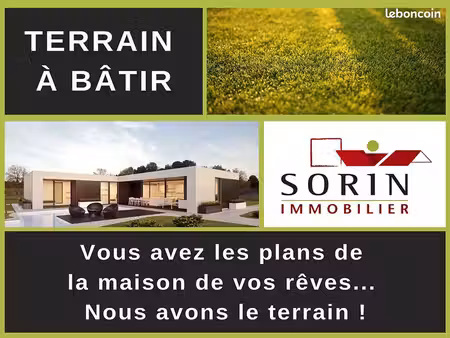 terrain 795 m² le bourgneuf la foret