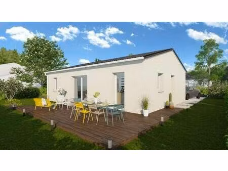 terrain avec maison neuve à vendre