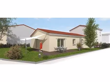 terrain avec maison neuve à vendre