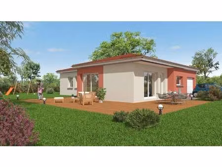 terrain avec maison neuve à vendre