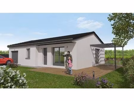 terrain avec maison neuve à vendre