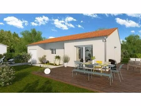 terrain avec maison neuve à vendre