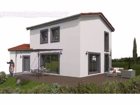 terrain avec maison neuve à vendre