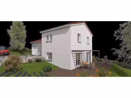 terrain avec maison neuve à vendre