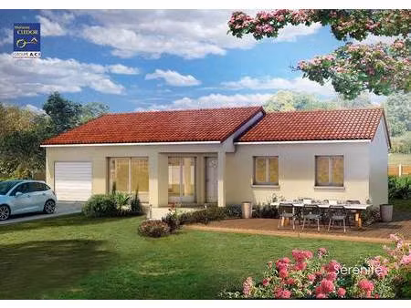 terrain avec maison neuve à vendre