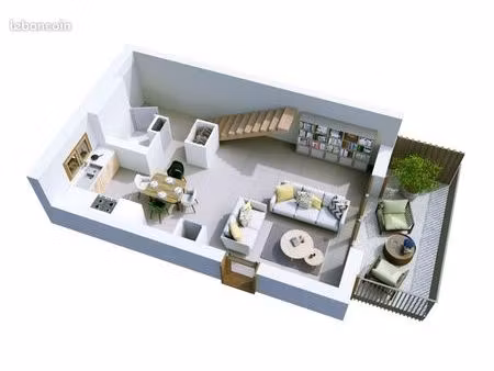 appartement 3 pièces 73 m²