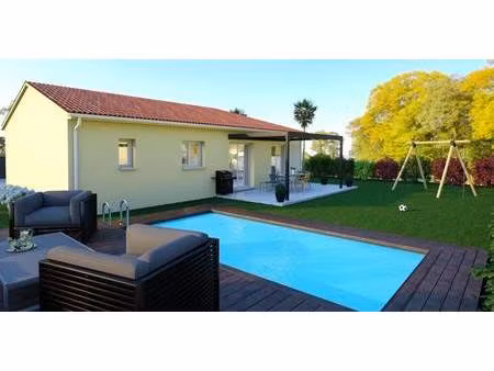 terrain avec maison neuve à vendre