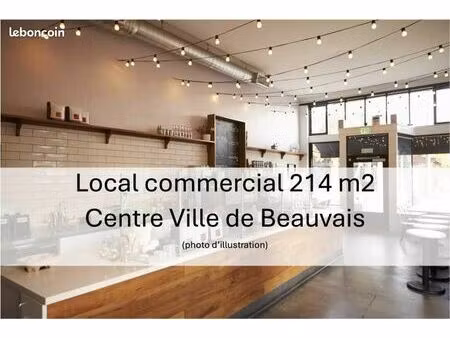 local commercial 214 m²