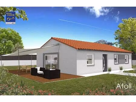 terrain avec maison neuve à vendre