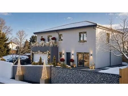 terrain avec maison neuve à vendre