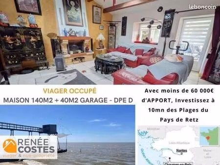 maison en viager 1 pièce 140 m²