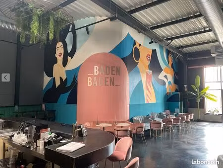 fonds de commerce bar festif  restaurant 430 m²
