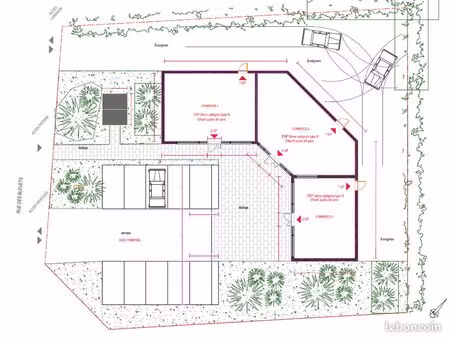 local commercial axe très passant