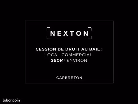 local commercial 350 m² soorts hossegor