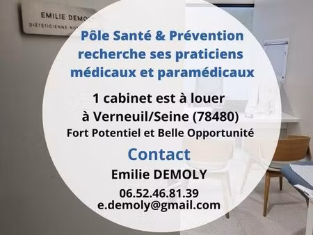 location cabinet médical