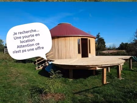 recherche yourte en location proche auch