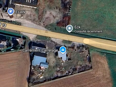 à louer - local commercial / bureaux 150 m² terrain 3 500 m² - accès direct rn d613 - nass