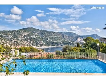 mont-boron : appartement 4 pièces avec jardin dans résidence avec piscine et tennis