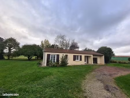 maison plain-pied  4 pièces  100m²  près saintes