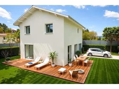 terrain avec maison neuve à vendre