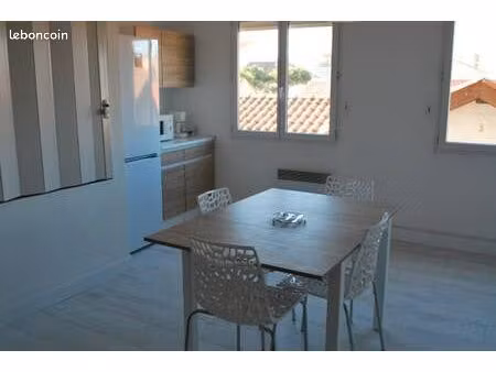 grand t2 centre-ville valras plage