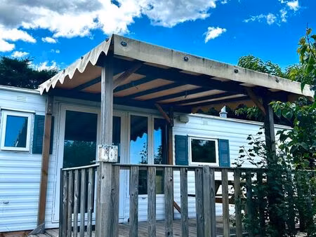 vente mobil-home sur terrain camping