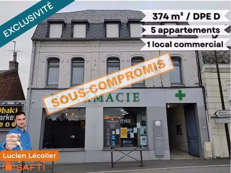 immeuble de rapport – 5 appartements + 1 local co