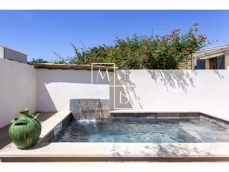 carnon plage  villa de 120 m2 plain-pied avec piscine et gar