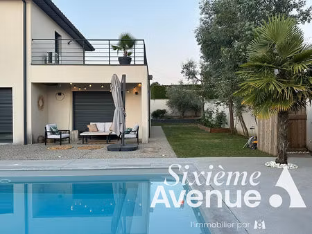 maison contemporaine de standing à colombier-saugnieu 126m2