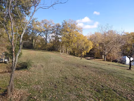 à vendre terrain viabilisé 1350 m² avec vue exceptionnelle  layrac-sur-tarn