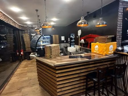 fond de commerce pizzeria clé en main à deuil-la-barre – terrasse + équipements complets