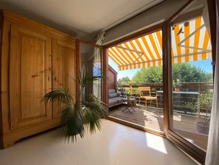 appartement de charme en duplex f4 avec terrasse sans vis à vis à horbourg wihr