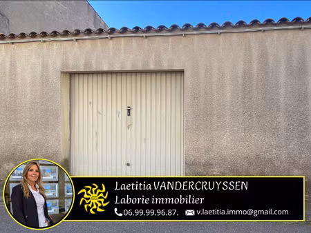 à louer lézignan-corbières garage 25 m2