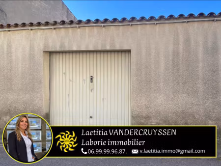 à louer lézignan-corbières garage 26 m2