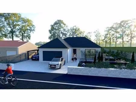 terrain avec maison neuve à vendre