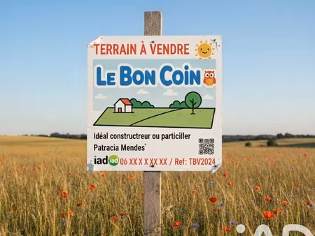 vente terrain à bâtir 1 084 m²