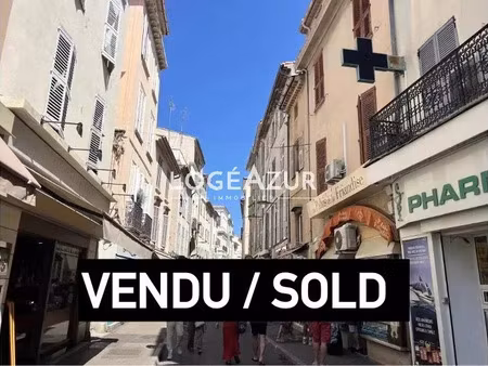 vente commerce 2 pièces antibes (06600)