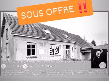 vente maison 5 pièces 117 m² à auxais (50500)  172 500 €