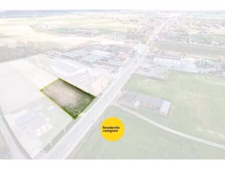 1446m² bouwgrond (woning + loods) te koop in proven.