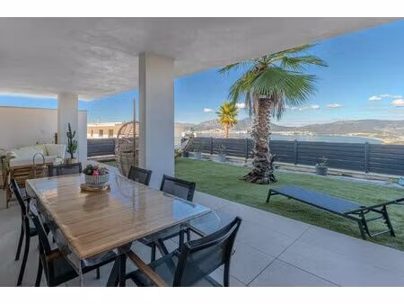 appartement t3 rez de jardin vue mer