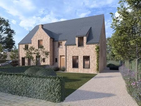 ben-nieuwbouwwoning (casco) op een perceel van 04a70ca op een rustige locatie te neeroeter