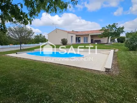 vente maison 2 pièces 95 m² à asnières-la-giraud (17400)  227 000 €