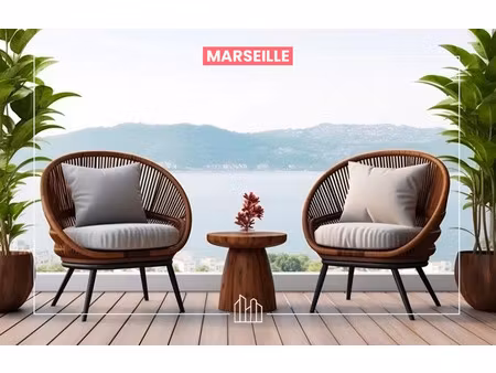 vente appartement neuf 3 pièces 63m2 marseille 15eme - 265000 € - surface privée