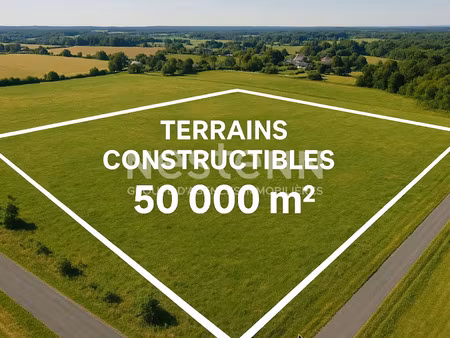 vente terrain 50000 m² à nontron (24300)  523 750 €